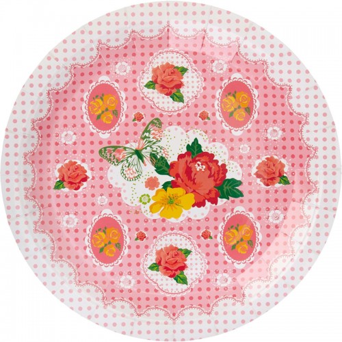 Pratos Flores Vintage